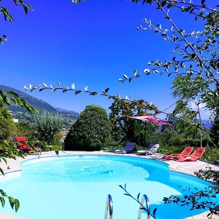 Villa Rez De Cote D'azur Piscine Privee *